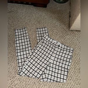 Skinny Plaid Pants